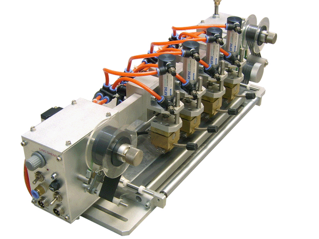 HP-401.501.601氣動(dòng)多頭式熱打碼機(jī)(氣動(dòng)色帶打碼機(jī),多頭跟蹤打碼機(jī))